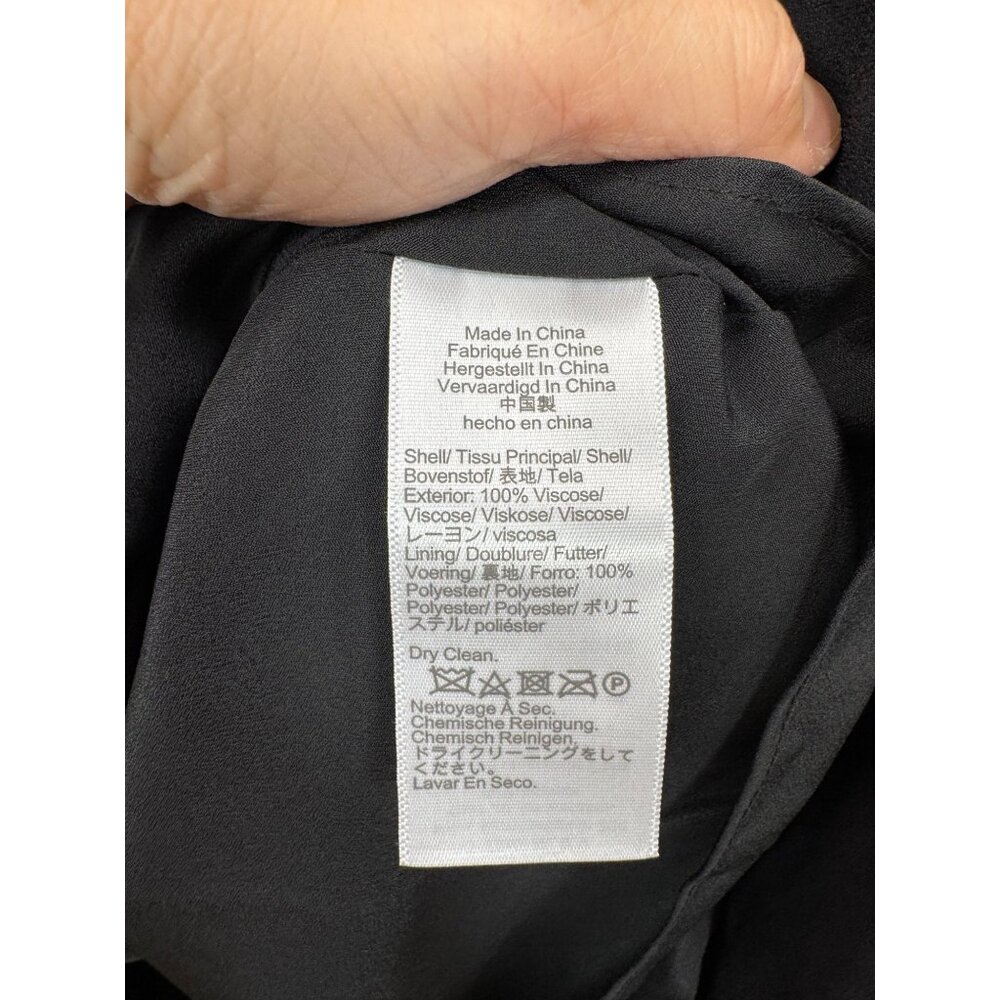 J.Crew Collection Full-length embellished ruched dress black 90s maxi sz 8 - Picture 11 of 11